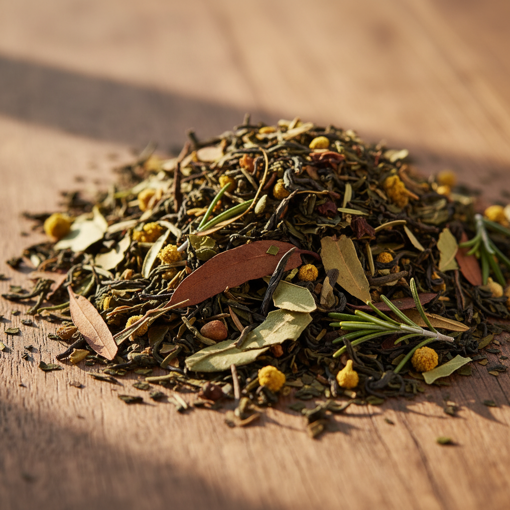 Djilz Ancient Bush Tea - Signature loose leaf blend close-up